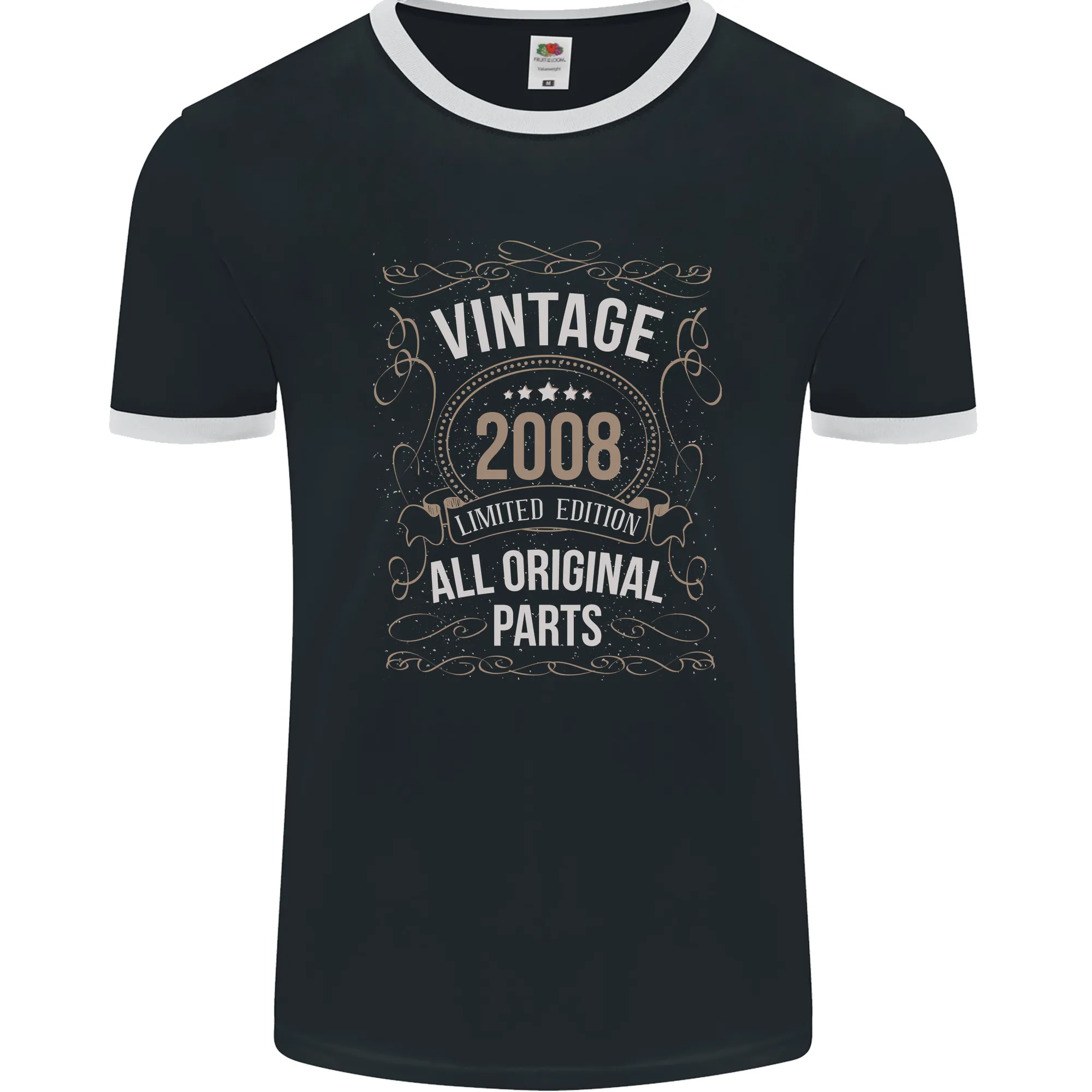 16th Birthday Limited Edition 2008 Mens Ringer T-Shirt FotL