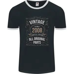 16th Birthday Limited Edition 2008 Mens Ringer T-Shirt FotL