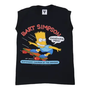 1990 Bart Simpson Gangway Man Sleeveless Shirt