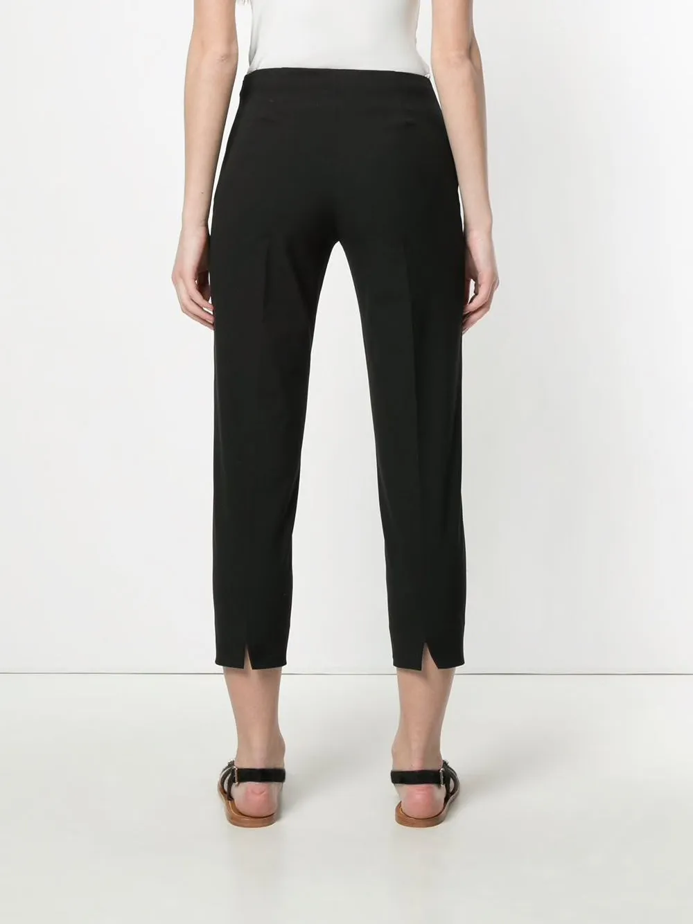 Audrey Pant - Black Cotton - sizes 38, 40 and 50 only