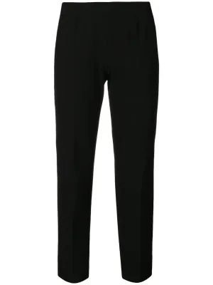 Audrey Pant - Black Cotton - sizes 38, 40 and 50 only