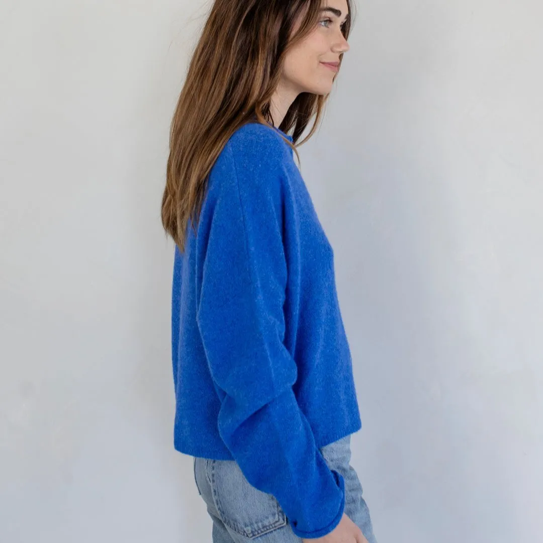Button Up Cardigan - Blue
