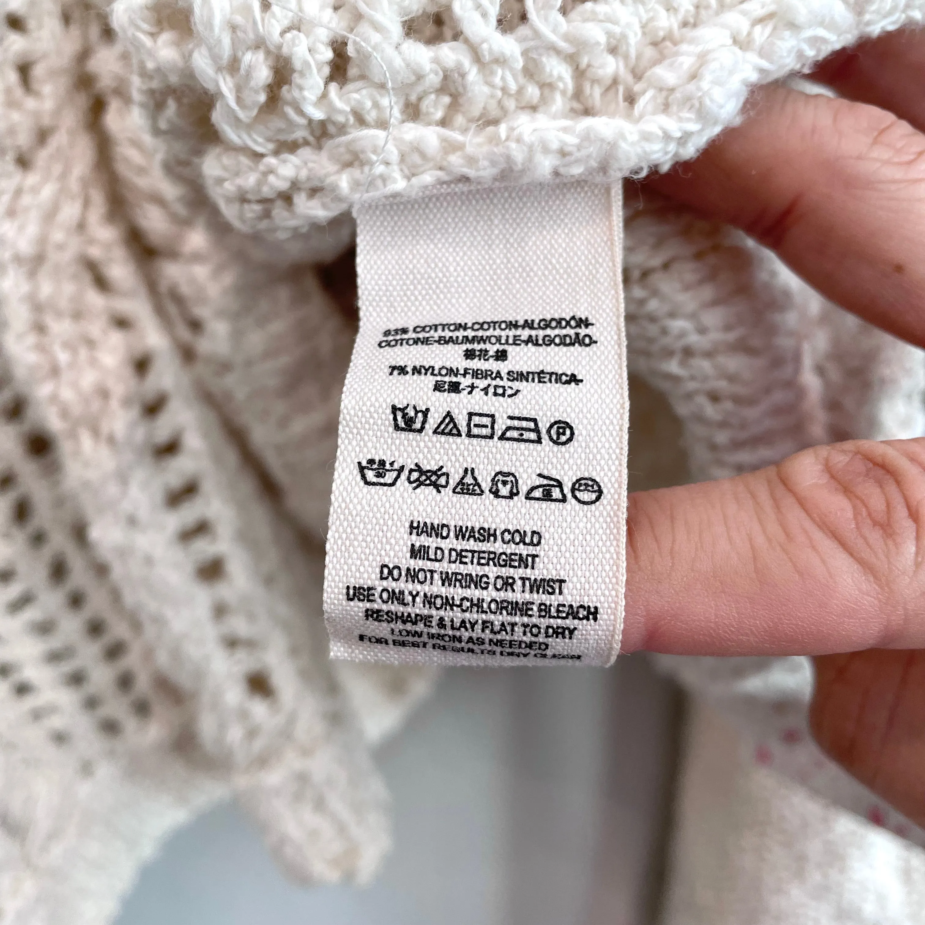 Cold Shoulder Open Knit Chunky Sweater
