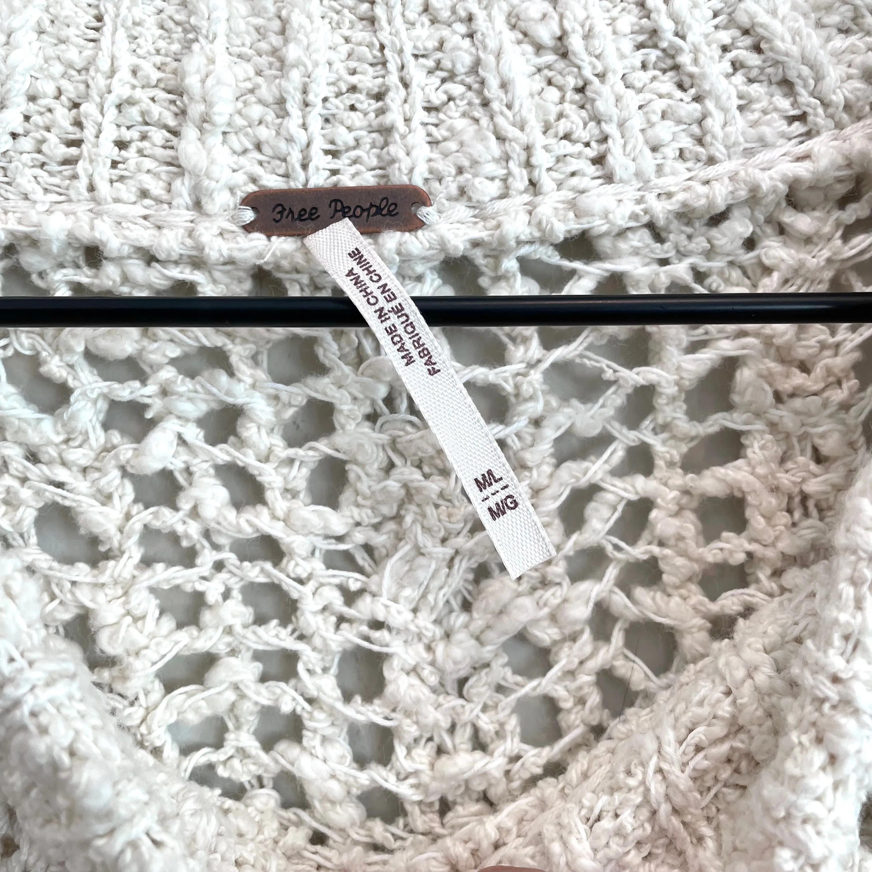 Cold Shoulder Open Knit Chunky Sweater