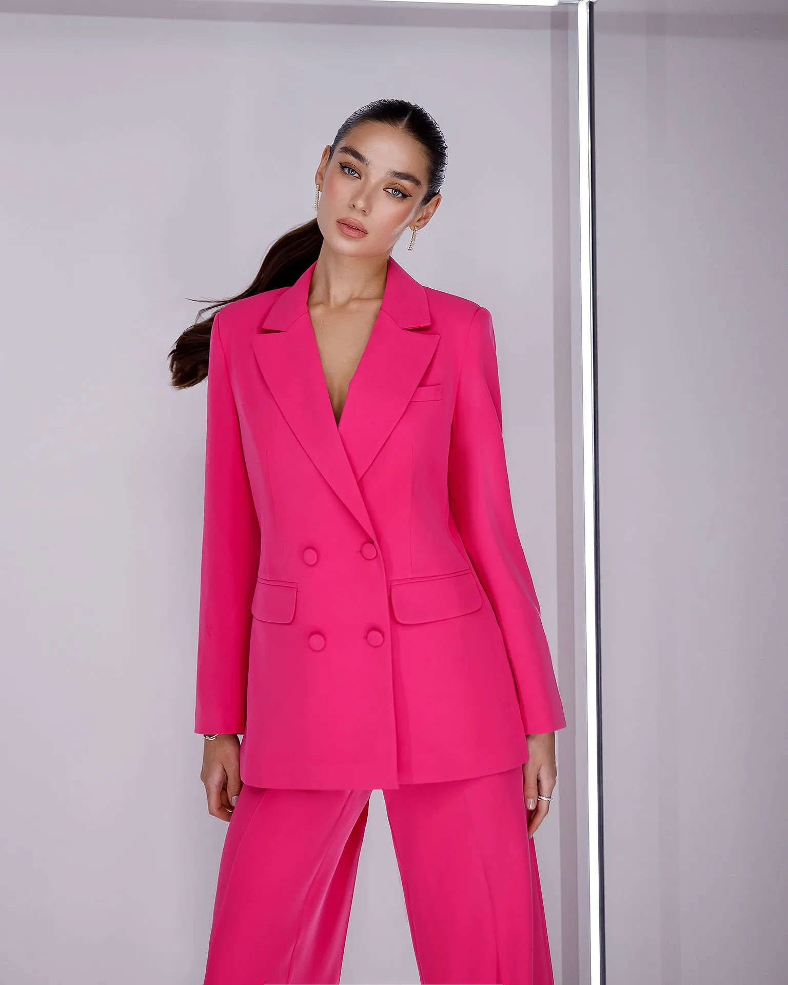 Crimson Double Breasted Suit 3-Piece
