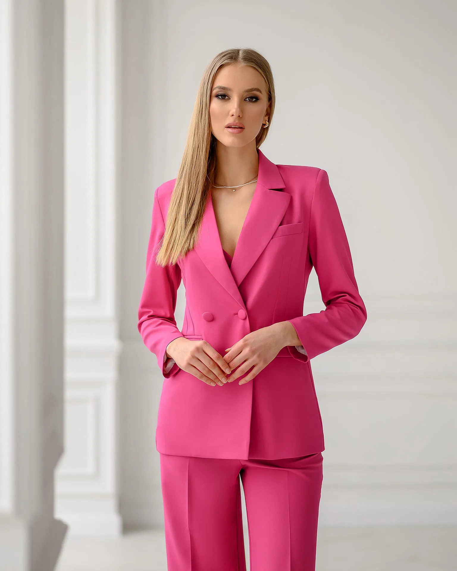 Crimson Double Breasted Suit 3-Piece