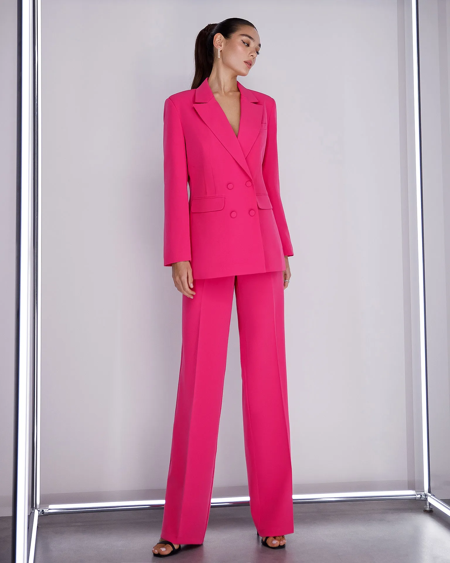 Crimson Double Breasted Suit 3-Piece