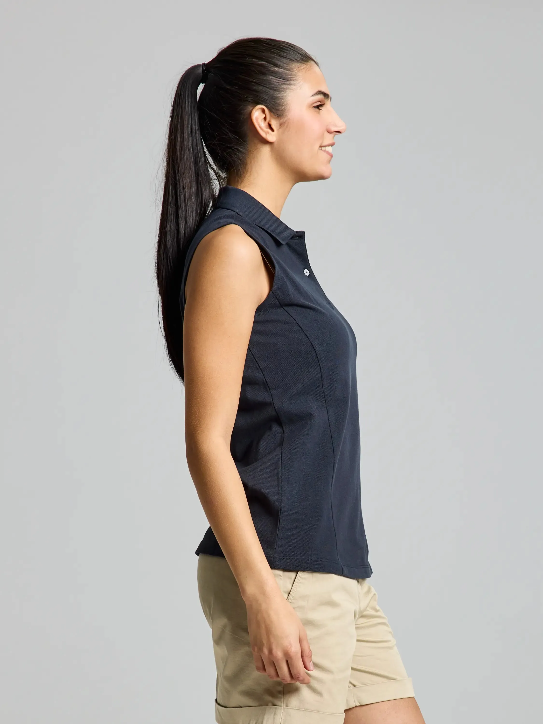 DOCK WOMAN POLO SLEEVELESS