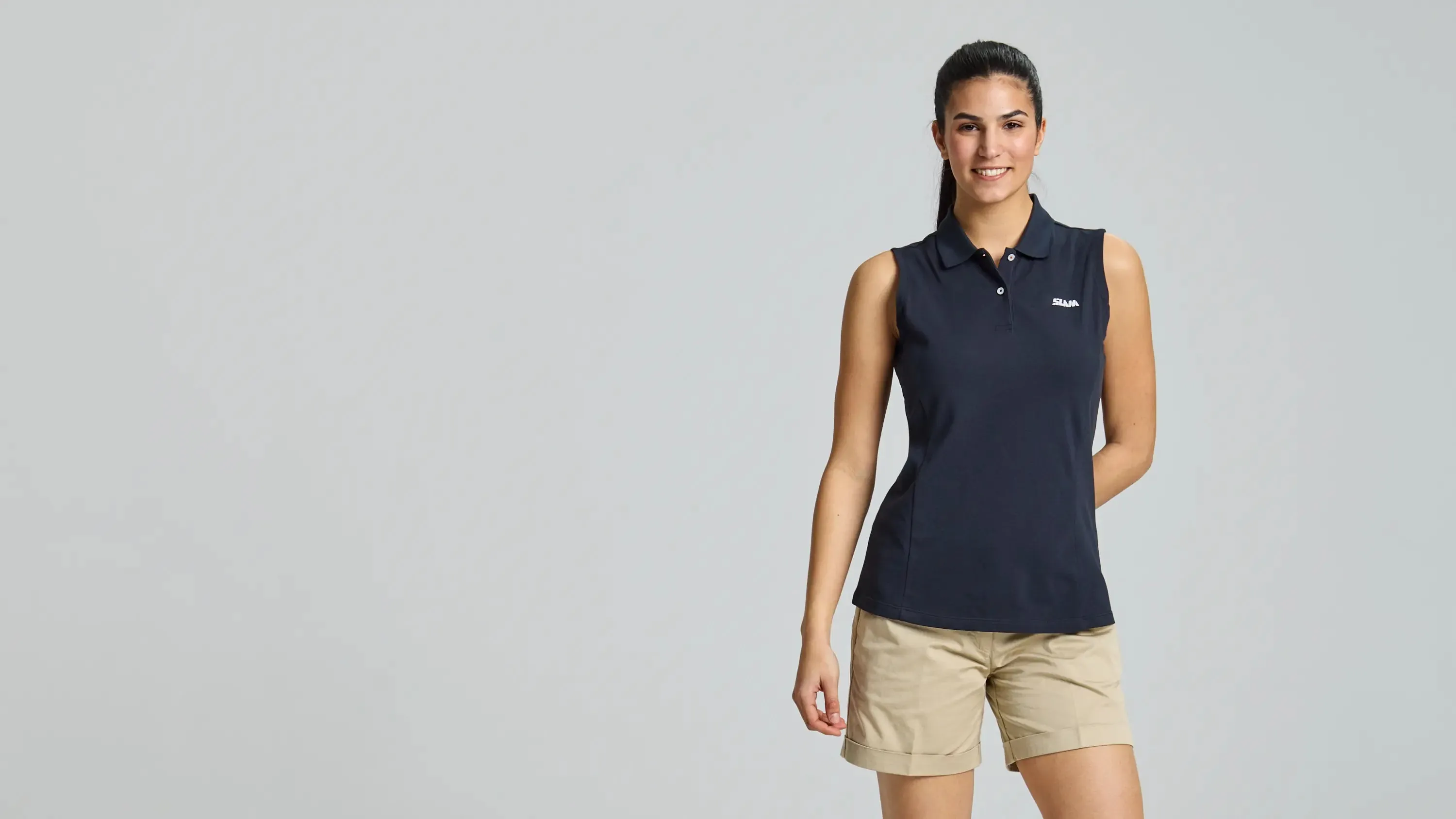 DOCK WOMAN POLO SLEEVELESS