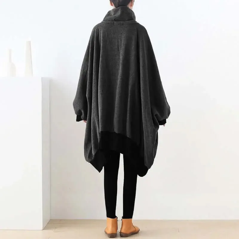 Elegant Vintage Winter Jacket with Oversized Fit