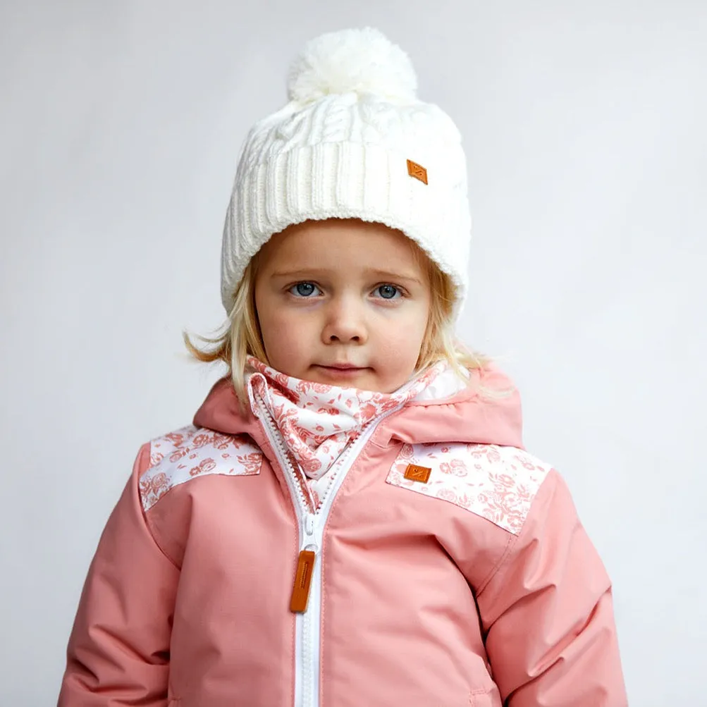 English Floral Ascent Coat in New England Red