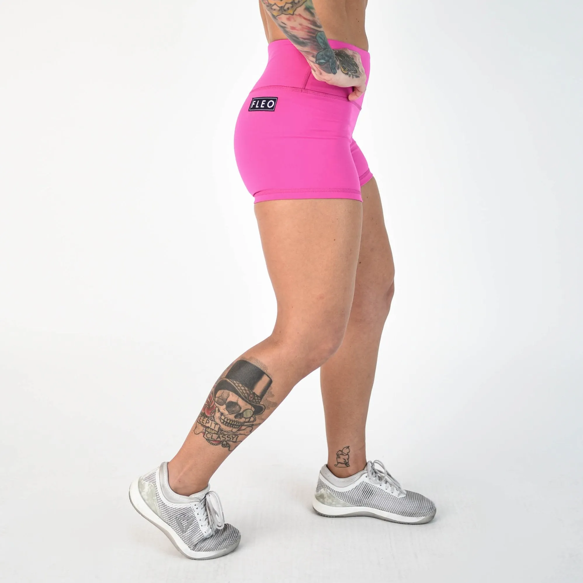 FLEO Rose Violet Shorts (Power High-rise)