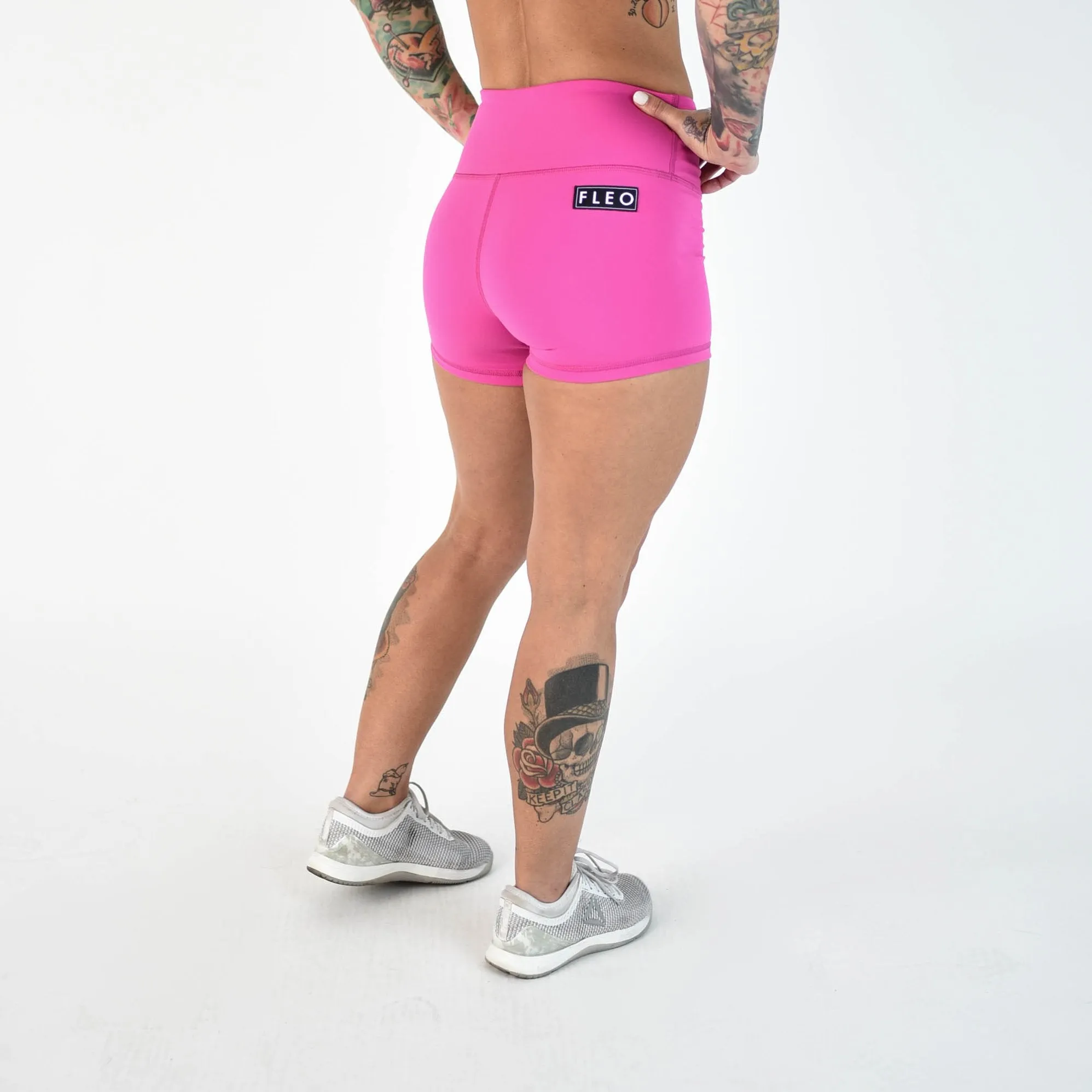 FLEO Rose Violet Shorts (Power High-rise)