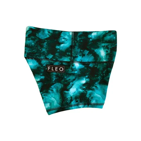 FLEO Turquoise Stone Shorts (High-rise Original)