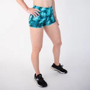 FLEO Turquoise Stone Shorts (High-rise Original)