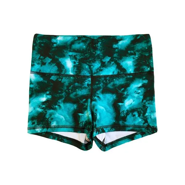 FLEO Turquoise Stone Shorts (High-rise Original)