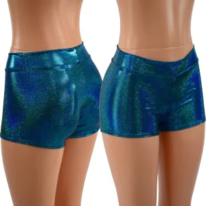Midrise Shorts in Ocean Sparkle