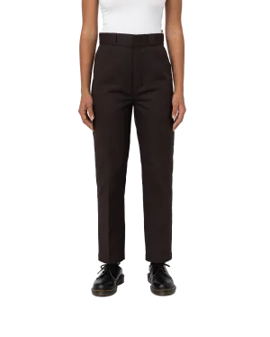 Phoenix Cropped Trousers in Dark Brown