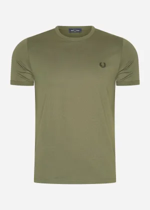 Ringer t-shirt - laurel wreath green