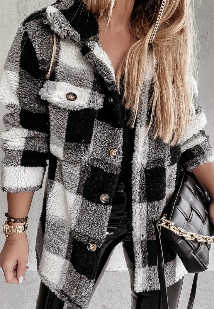 Savanna Serenade Plaid Coat