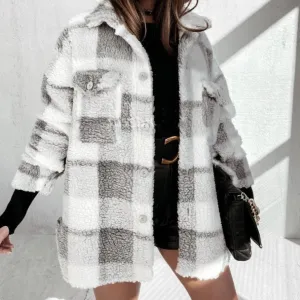Savanna Serenade Plaid Coat