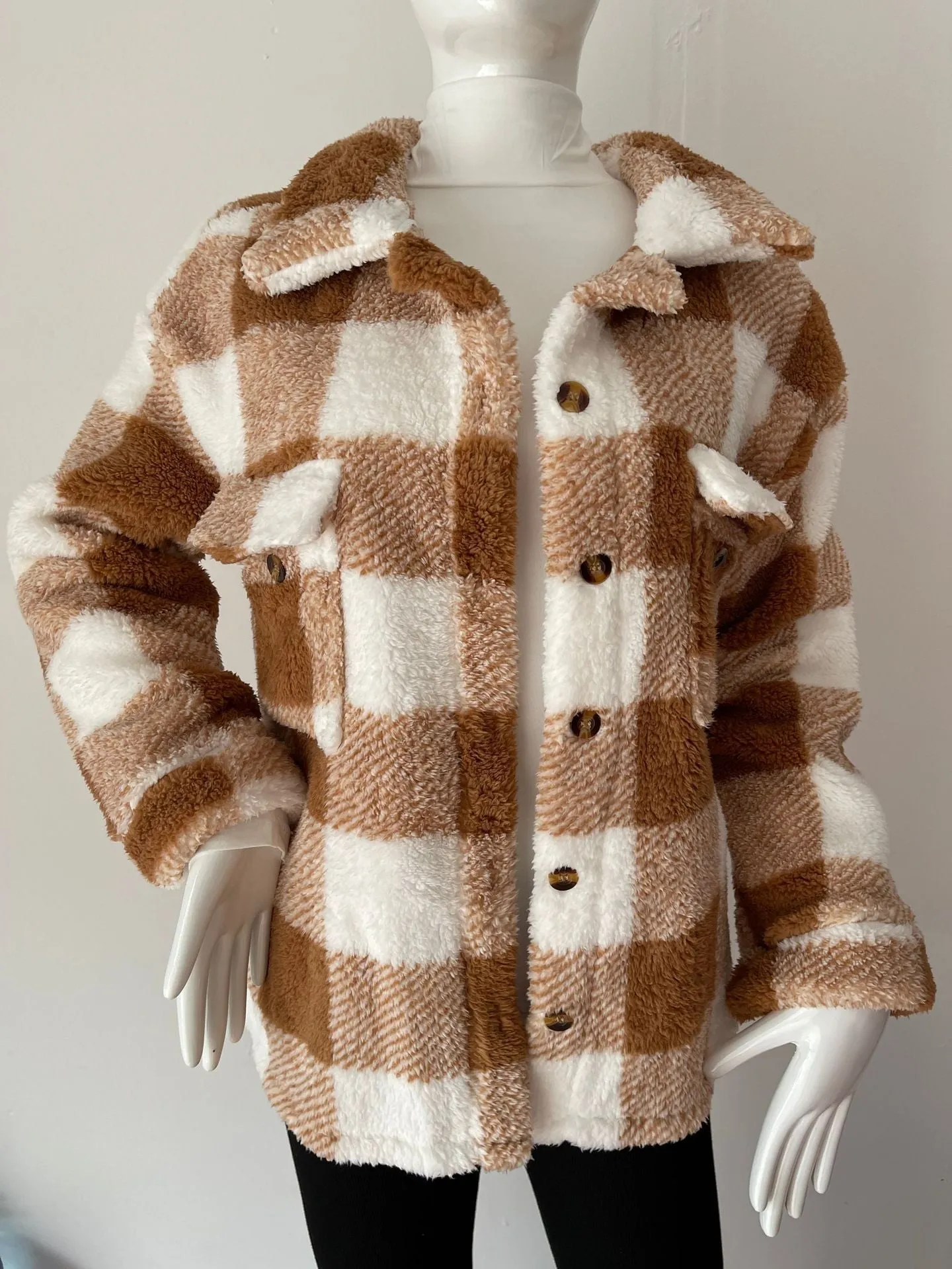 Savanna Serenade Plaid Coat