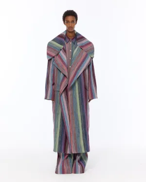 The Double Lapel Overcoat : Stripe 198